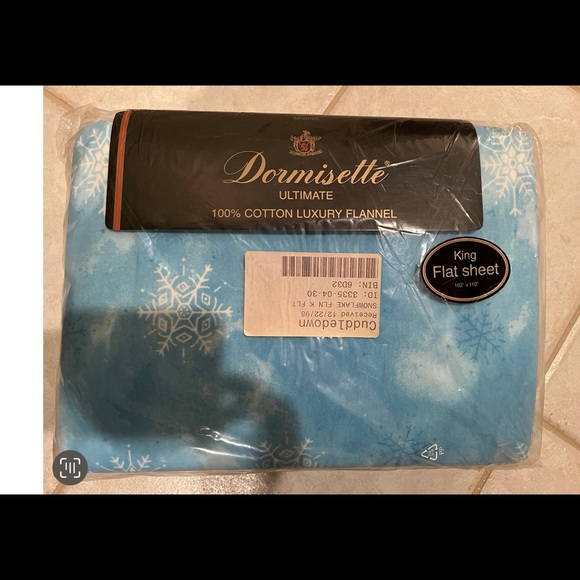 Dormisette Bedding Luxury German Flannel King Flat Sheet Poshmark